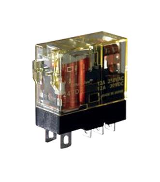 RJ2S-CL-A24 POWER RELAY, DPDT, 24VAC, 8A, SOCKET IDEC