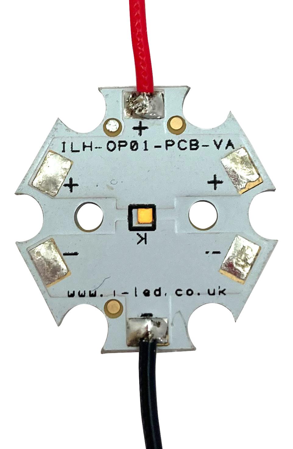 ILH-OP01-CYAN-SC221-WIR200. LED MODULE, CYAN, 120LM, 493NM, STAR INTELLIGENT LED SOLUTIONS