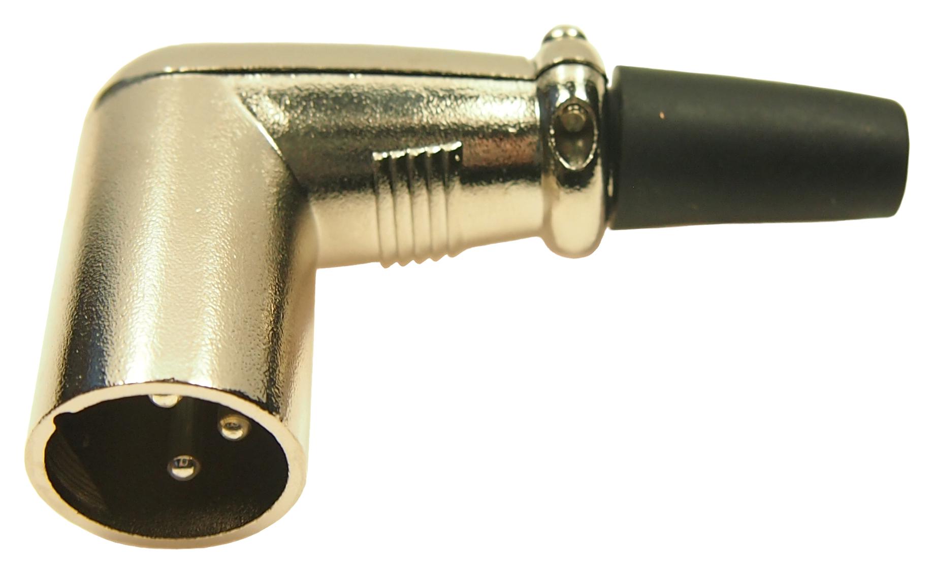 MP60963N XLR CONNECTOR, R/A PLUG, 3POS, CABLE MULTICOMP PRO