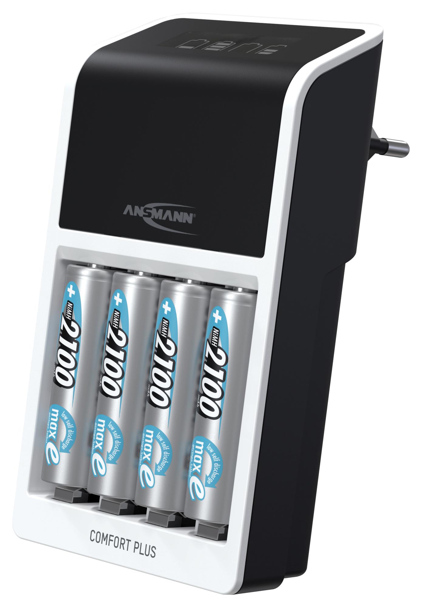 1001-0094-01 BATT CHARGER, NIMH, AA/AAA/PP3, 240VAC ANSMANN