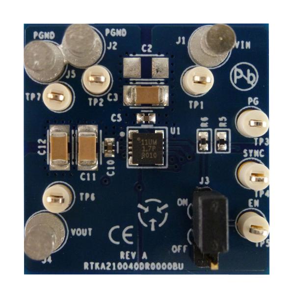 RTKA210040DR0000BU DEMO BOARD, STEP DOWN REGULATOR RENESAS
