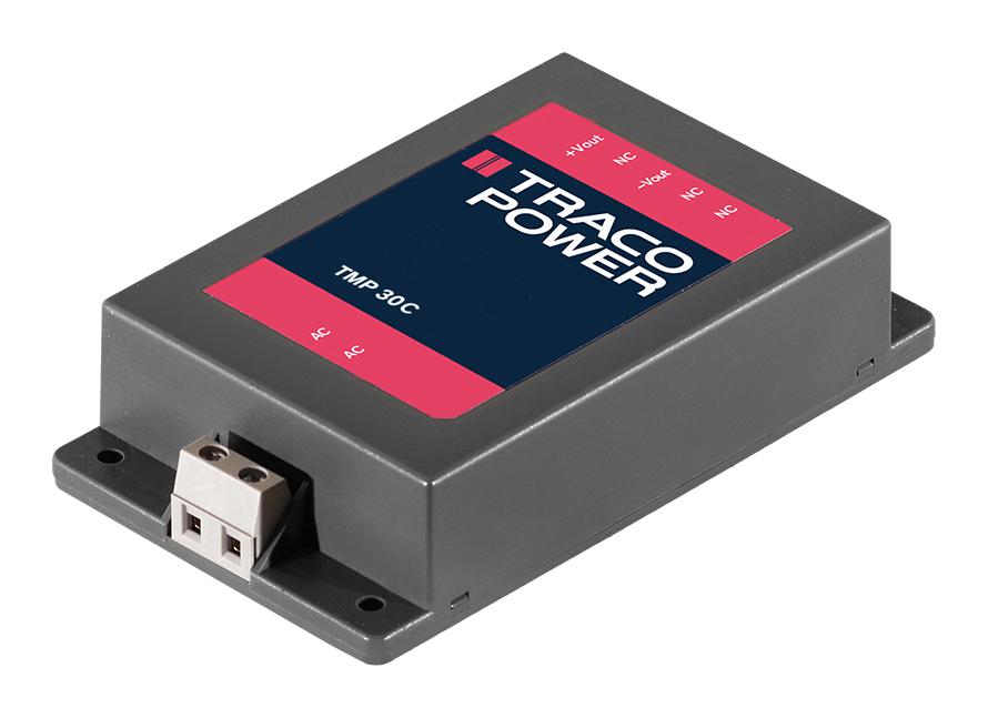 TMP 30316C POWER SUPPLY, AC-DC, 3 O/P, 30W TRACO POWER