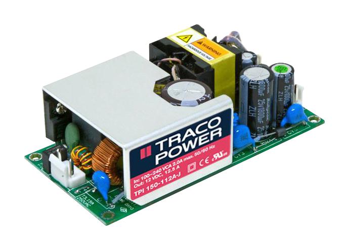 TPI 150-112A-J POWER SUPPLY, AC-DC, 12V, 8.34A TRACO POWER
