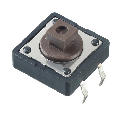 PHAP5-50VA2K3T2N2 TACTILE SWITCH, 0.05A, 12VDC, 260GF, THT APEM