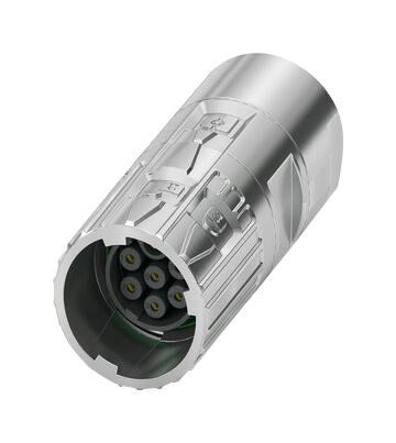 M17-6ES1N8A8004S CIRCULAR CONN, PLUG, 6+PE, CRIMP PHOENIX CONTACT