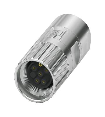 M17-5ES1N8A8004 CIRCULAR CONN, PLUG, 5+PE, CRIMP PHOENIX CONTACT