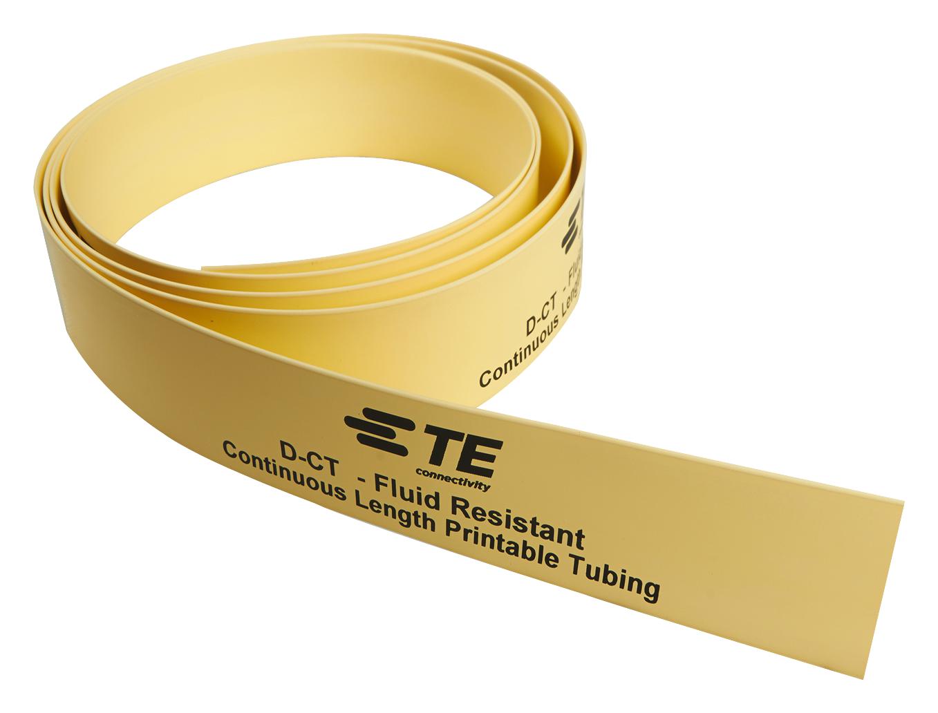 EL8106-000 HEAT-SHRINK TUBING, 3:1, 25.4MM, YELLOW TE CONNECTIVITY