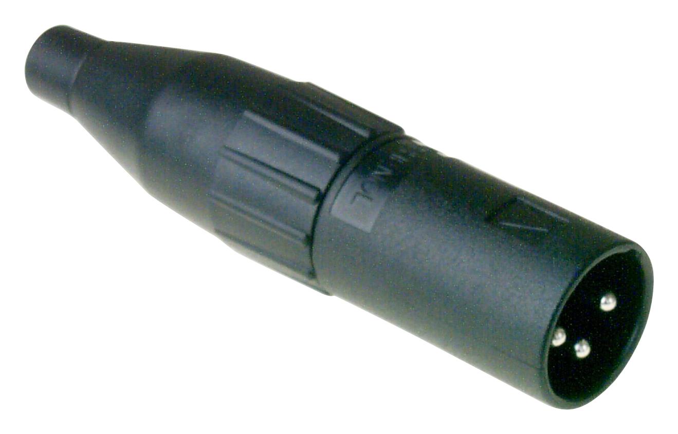 AC3MMCP XLR CONNECTOR, PLUG, 3POS, CABLE AMPHENOL SINE/TUCHEL
