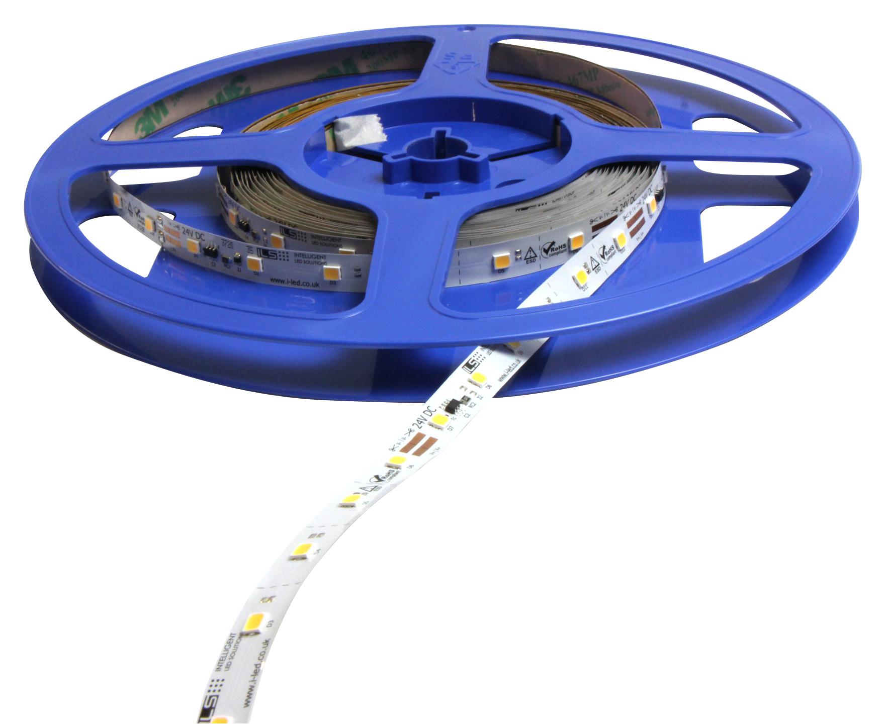 ILX-EE17-HW08-5000-CD201 LED STRIP LIGHT, HOT WHITE, 24W, 24V, 5M INTELLIGENT LED SOLUTIONS