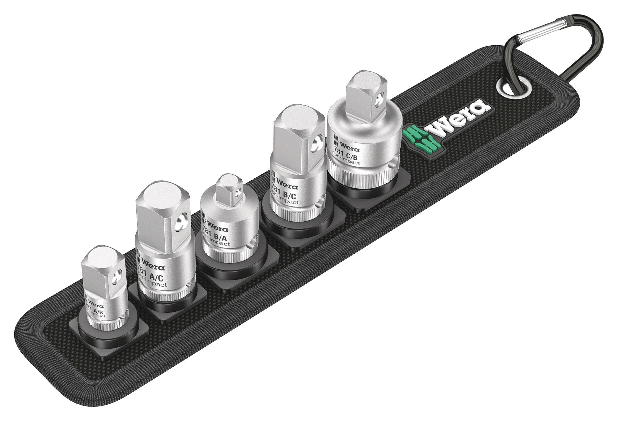 781/5 SET 1 SCRWDIVR ADAPTOR, SET, 6 PIECES WERA