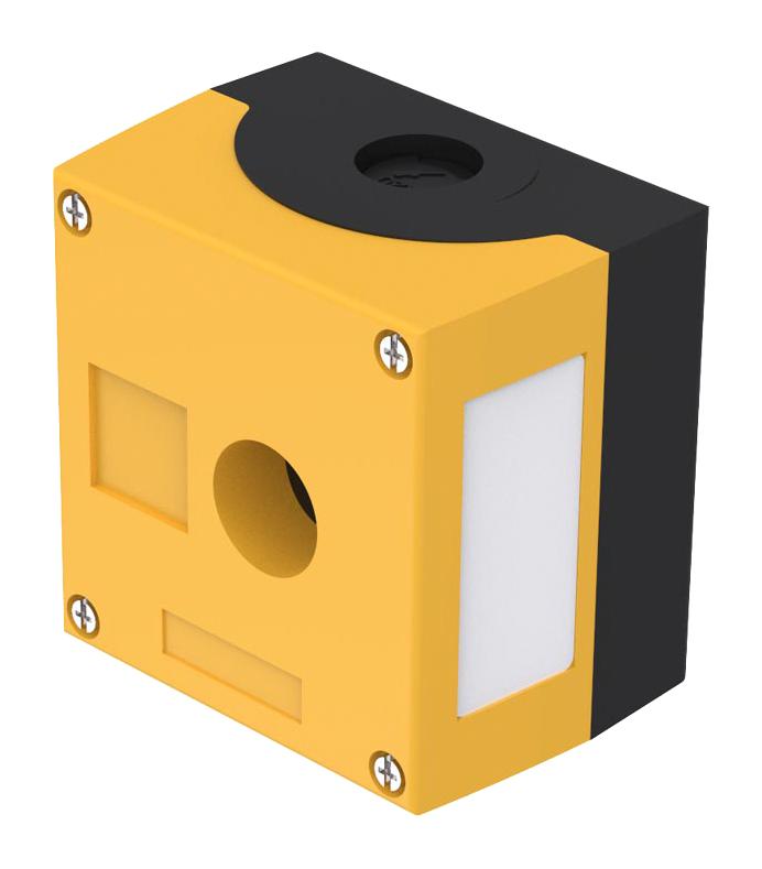45-410.1401 ENCLOSURE, YEL, PLASTIC, 85 X 85 X 64MM EAO