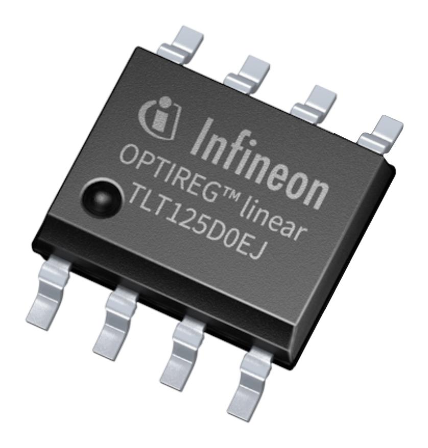 TLT125D0EJXUMA1 LDO, ADJ, 2 TO 14V, 0.25A, -40 TO160DEGC INFINEON
