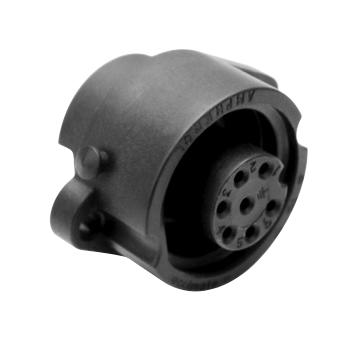 C01630G00680012 CIRCULAR CONN, RCPT, 6+PE, PANEL AMPHENOL SINE/TUCHEL