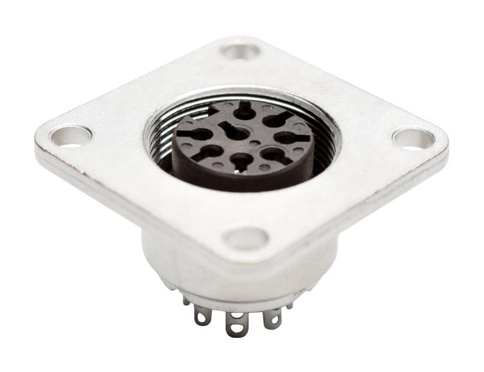 C09131T0081002 CIRCULAR CONN, RCPT, 8POS, PANEL AMPHENOL SINE/TUCHEL