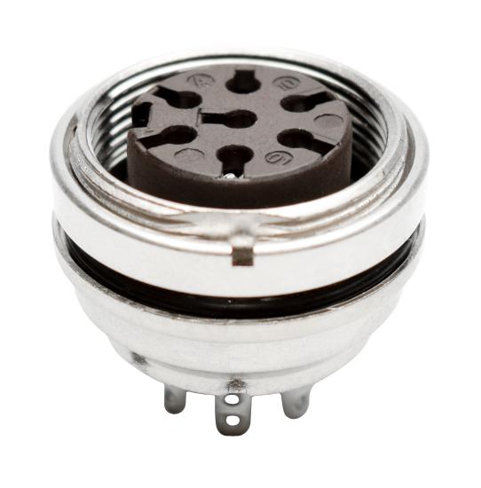 C09131G0071002 CIRCULAR CONN, RCPT, 7POS, PANEL AMPHENOL SINE/TUCHEL