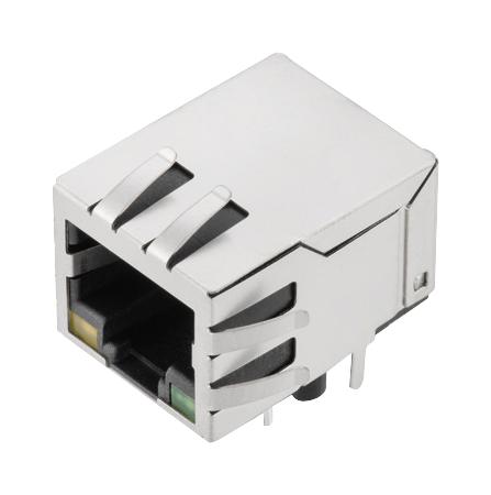 615008185221 RJ45 CONN, R/A JACK, 8P8C, 1PORT, TH WURTH ELEKTRONIK