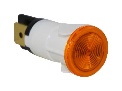 MP008575 NEON INDICATOR, ORANGE, 12MM, DOME, 250V MULTICOMP PRO