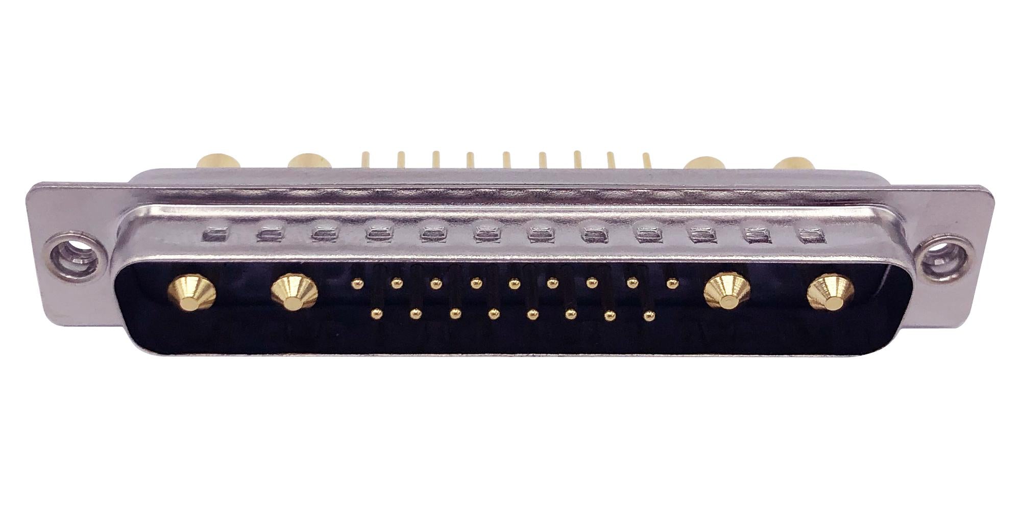 681M21WA4PL101 COMBO D-SUB CONN, PLUG, DC-21WA4, TH NORCOMP