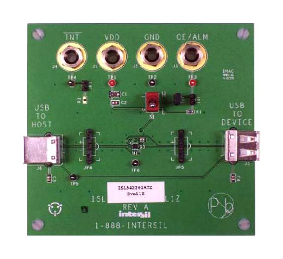 ISL54226IRTZEVAL1Z EVAL BOARD, USB 2.0 SWITCH RENESAS