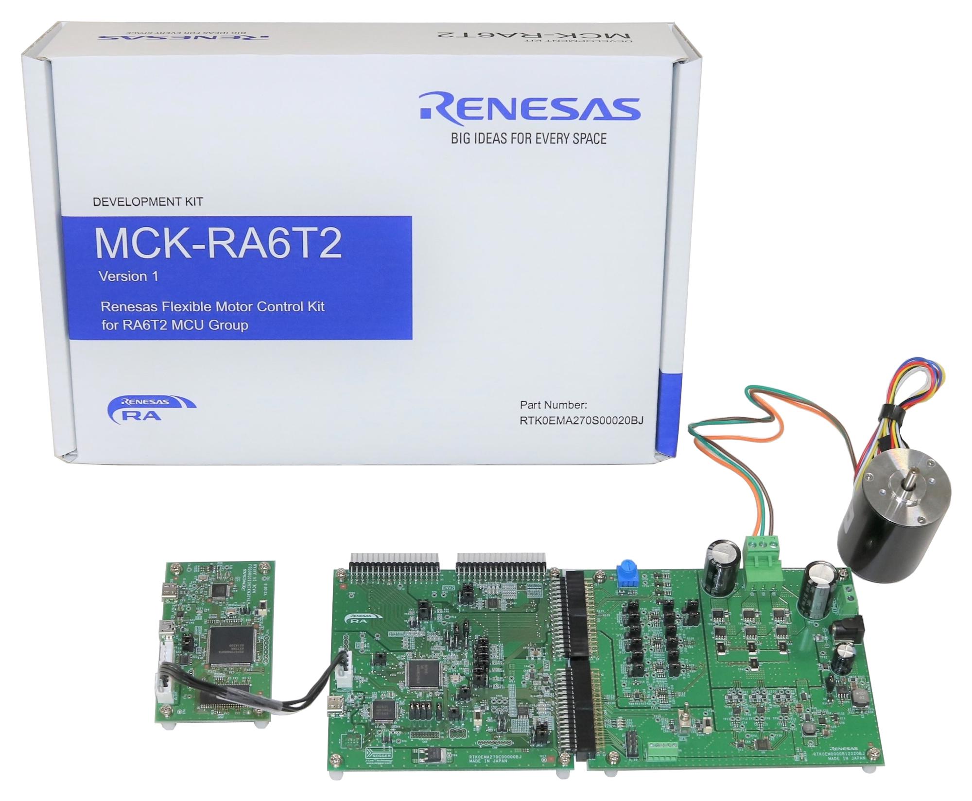 RTK0EMA270S00020BJ EVAL KIT, MOTOR CONTROL RENESAS