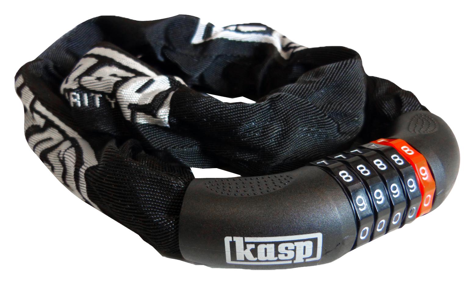 K470810D COMBINATION CHAIN, LOCK 8 X 1000MM KASP SECURITY