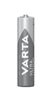6103101501 BATTERY, LI/FES2, 1.5V, AAA VARTA