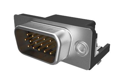 10090926-P154VLF HD-D SUB CONN, R/A PLUG, 15POS, DE, SLDR AMPHENOL ICC