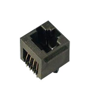 61835-0441LF MODULAR CONN, JACK, 4P4C, 1PORT, TH AMPHENOL ICC