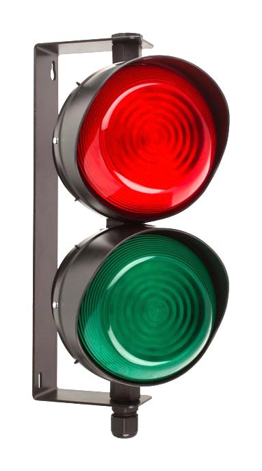 LED-TL-03-02-04 TRAFFIC LIGHT, RED/GREEN, CONTI, 85V MOFLASH SIGNALLING