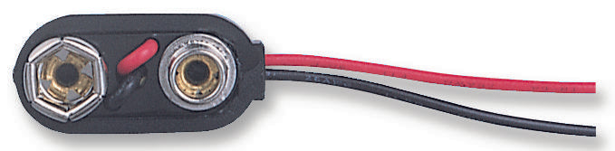 440006P CONNECTOR, BATTERY, PP3 TYP2, 150MM,PK10 MULTICOMP