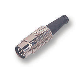 610-0800 PLUG, DIN, SCREENED, 8POLE DELTRON COMPONENTS