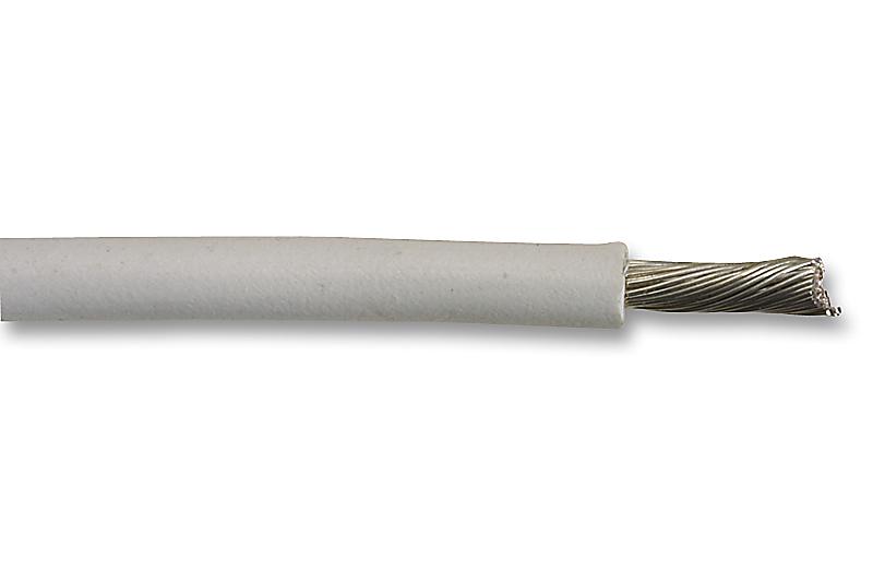 3075 WH005 HOOK-UP WIRE, 0.81MM2, WHITE, 30.5M ALPHA WIRE