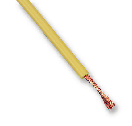 4510111 WIRE, H05V-K, YELLOW, 0.5MM, 100M LAPP KABEL