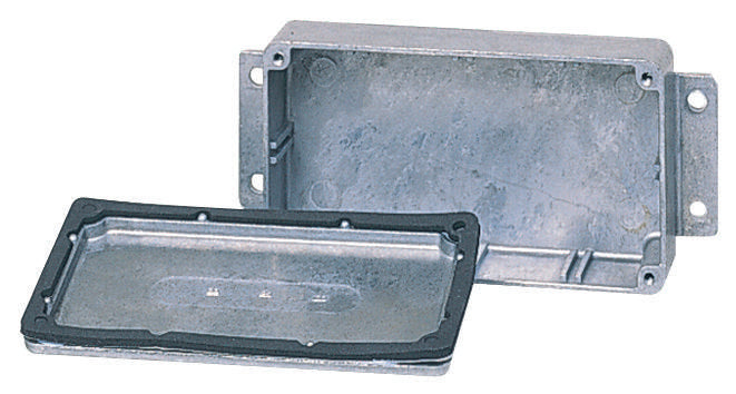456-0030-01 BOX, DIECAST, IP66, FLANGED DELTRON ENCLOSURES