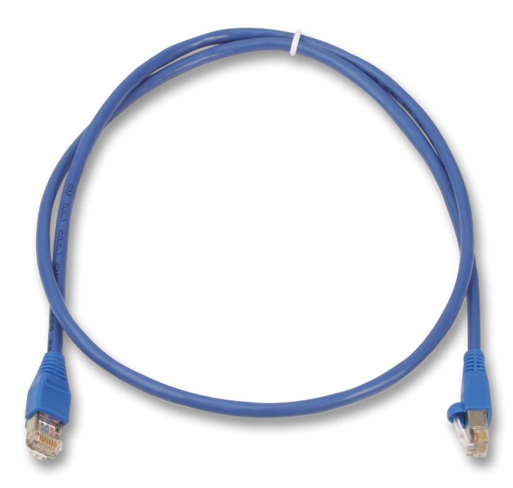 2965-1.25B PATCH LEAD, CAT5E, BLUE, 1.25M VIDEK