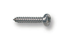 N61.000 PRSTABZ100- SCREW, POZI PAN, STEEL, BZP, #6X1, PK100 TR FASTENINGS
