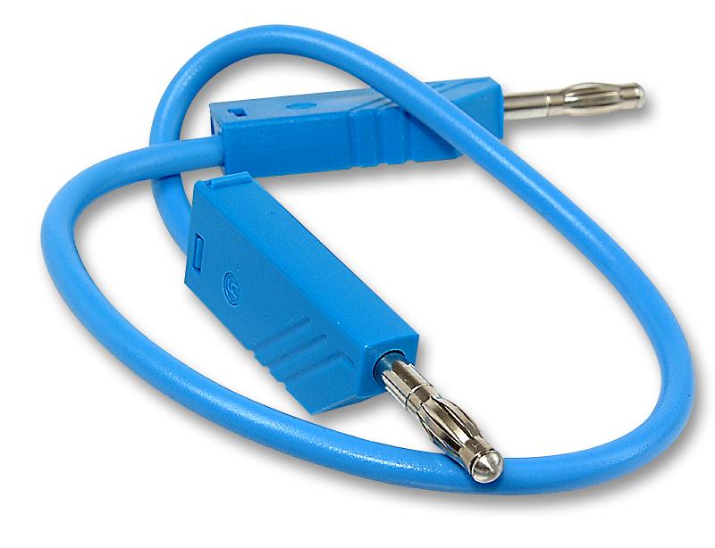 934063102 TEST LEAD, BLUE, 1M, 60V, 32A HIRSCHMANN TEST AND MEASUREMENT