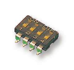 MCDMR-04-T-V-T/R DIP SWITCH, SPST, 0.025/24VDC, 4POS, SMT MULTICOMP PRO