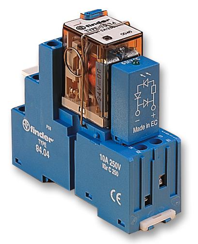 58.34.8.230.0060SMA RELAY, 4PDT, 250VAC, 7A FINDER