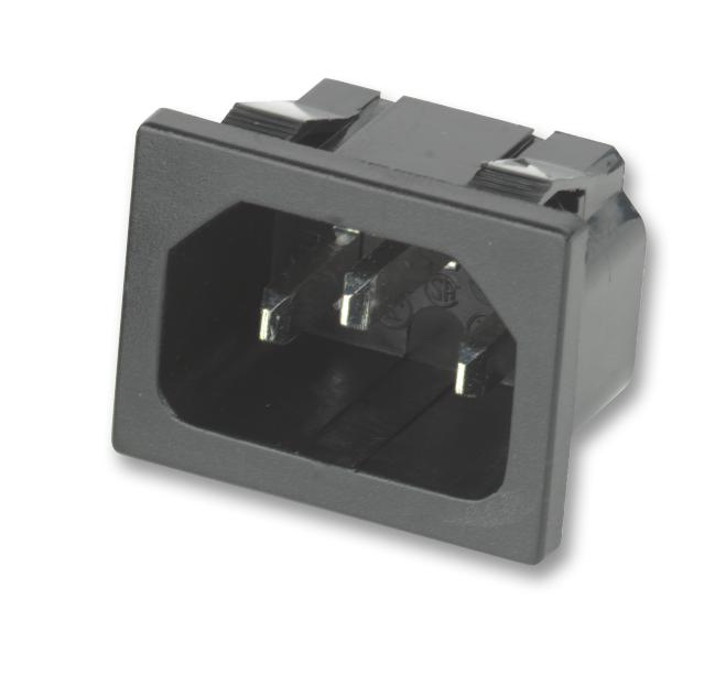 JR-101S-G INLET, IEC, SNAP-FIT MULTICOMP PRO