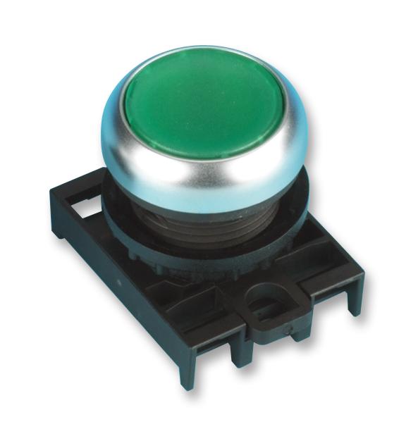 M22-DL-G+M22-A OPERATOR W/ BRACKET, 22MM PB SWITCH EATON MOELLER