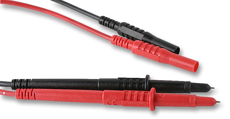 129245 TEST LEAD SET, BLK, RED, 1.25M, 1KV, 20A SILVERTRONIC