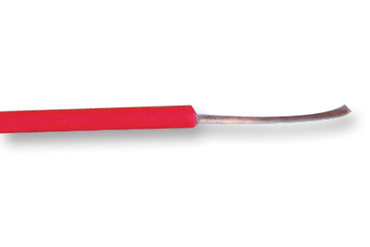 60.7003-22 WIRE, FLEXI-E, RED, 0.25MM STAUBLI
