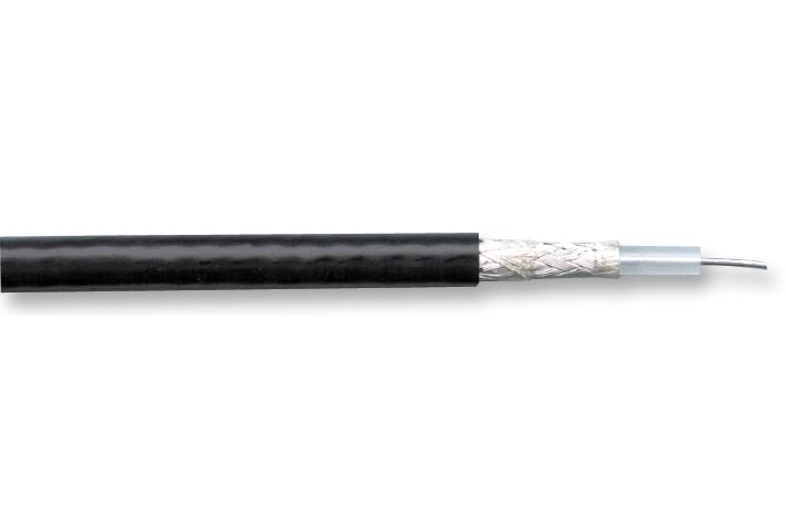 MRG1791.00100 CABLE, COAX, RG179PE, BLACK, 100M BELDEN
