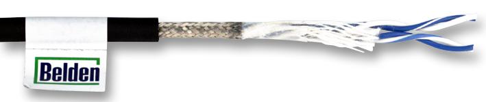 1192A B59100 CABLE, STAR QUAD, BLACK, 6.22MM, 30.5M BELDEN