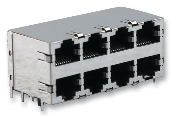 5569262-1 JACK, RJ45, MULTI PORT, 2X4 AMP - TE CONNECTIVITY