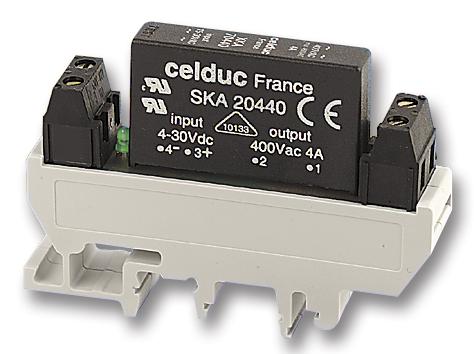 XKD10306 RELAY, DIN RAIL, 3A CELDUC