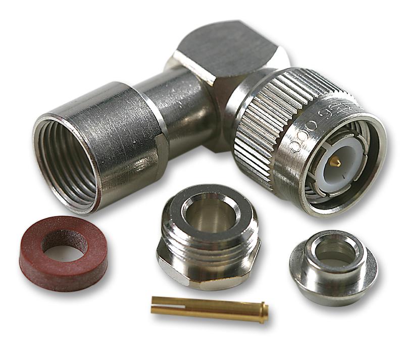 R143156000 RF COAXIAL, TNC, RIGHT ANGLE PLUG, 50OHM RADIALL