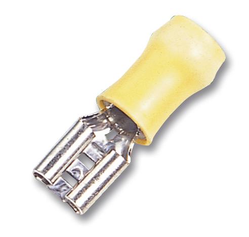 640907-1 CRIMP TERMINAL, FEMALE, YELLOW AMP - TE CONNECTIVITY