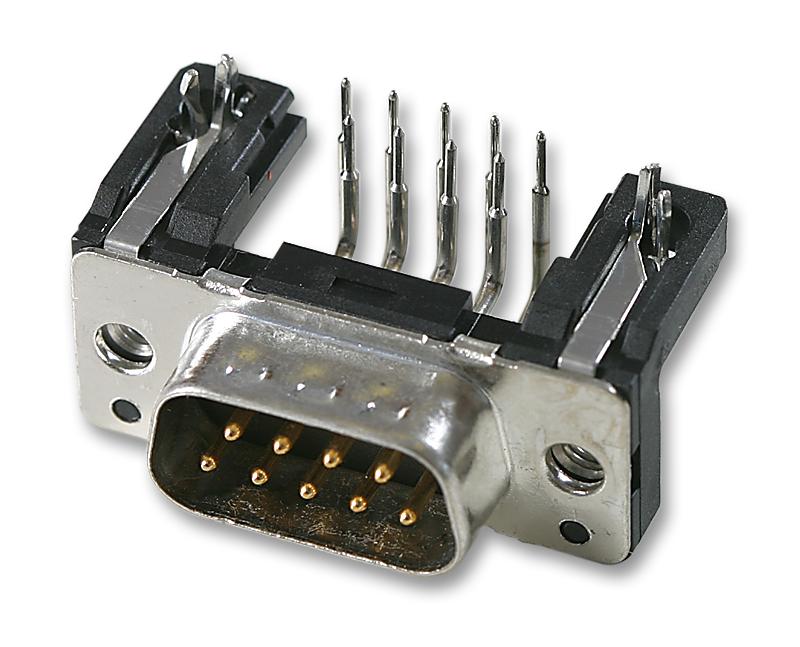 09 66 162 7811 PLUG, D, PCB, R/A, 9WAY HARTING